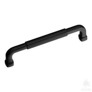 552-128-Matt Black Ручка скоба, чёрный 128 мм