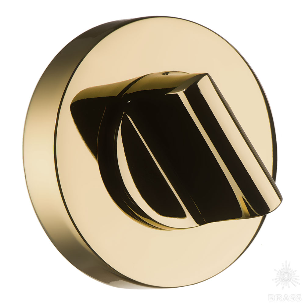 RO12W6 GL ROSET Накладка с поворотной кнопкой, глянцевое золото