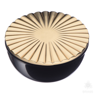 4139 9147MP11PL16 Ручка кнопка, глянцевое золото/чёрный