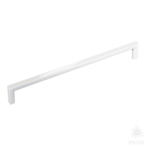 6763-582 GREY BRIGHT Ручка рейлинг, глянцевый серый 192 мм