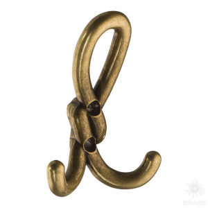 Dugum Hook Small-Antik Крючок мебельный, античная бронза