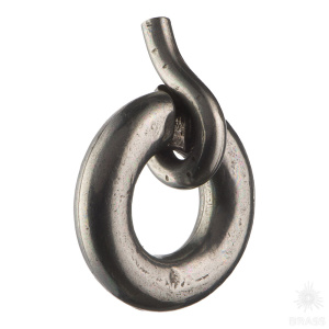 2569.0047.016 Ручка кольцо, старое серебро