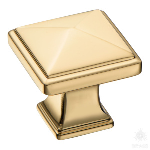 4222 0008 GL Ручка кнопка, глянцевое золото