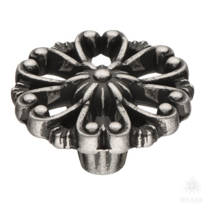 348025MP14 Ручка кнопка, старое серебро