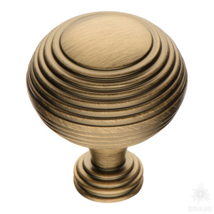 1937 0038 ABM Ручка кнопка, состаренная латунь