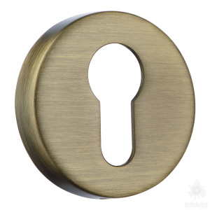 RO12Y ABM ROSET Накладка с цилиндрическим отверстием для ключа, состаренная латунь