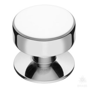 4238 002MP02 Ручка кнопка, глянцевый хром