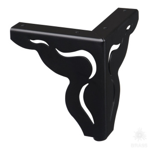 KAX-4620-0120-B13 Опора мебельная резная, чёрный