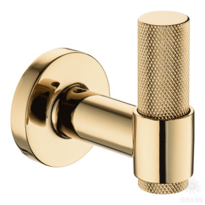 1035 001 GL Крючок мебельный, глянцевое золото