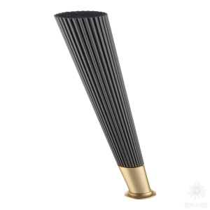 3510 0230 Matt Fume/Gold Varak Опора мебельная SUIT, матовый серый/матовое золото 230 мм