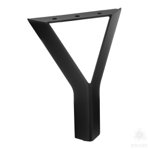 ESL 852-160 Black Опора мебельная, чёрный