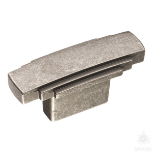 4215 0016 OSM Ручка кнопка, старое серебро16 мм