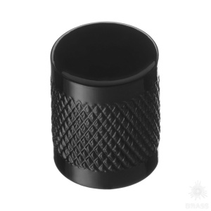 1480 0015 Shiny Black Ручка кнопка, глянцевый чёрный