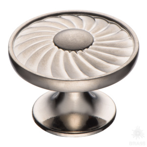 PAPATYA-51 Ручка кнопка современная классика, глянцевый никель