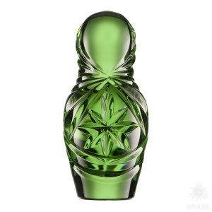 9892 Ручка "Матрёшка" Хрусталь, серия "Вдохновлённые Россией",  Изумрудный 