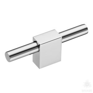 8964 0100 CR-CR Ручка кнопка, глянцевый хром/глянцевый хром 16 мм