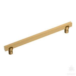 2557-011-160 Ручка скоба, сатинированная латунь 160 мм