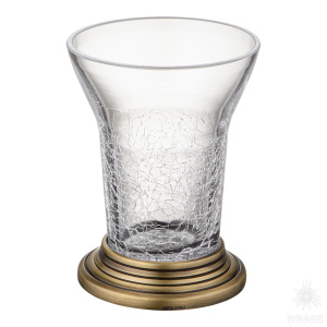 3503-12-013 Стакан для зубных щёток, латунь, состаренная латунь