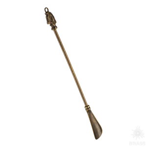 130676 Ложка для обуви "Лошадь" (большая), античная латунь