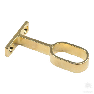 01554 Штангодержатель проходной, глянцевое золото (для 01470)