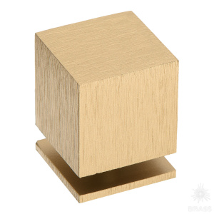 1954 0025 ELX5 Ручка кнопка, брашированная латунь