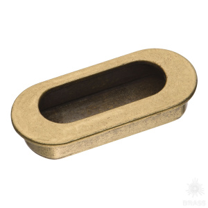 4858-22 Ручка врезная, старая бронза 64 мм