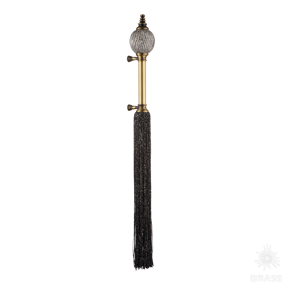 SULTAN-41-128-BLACK-BLACK Ручка скоба, античная бронза 128 мм