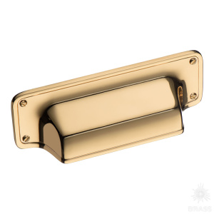 1170 064MP11 Ручка раковина, глянцевое золото 64 мм