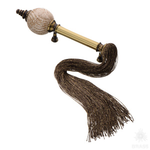 SULTAN-41-128-BROWN-BROWN Ручка скоба, античная бронза 128 мм