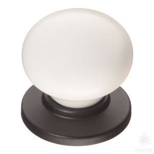 3005-85-000 Ручка кнопка, чёрный/белый