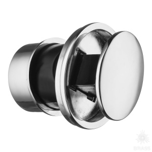 1360 Chrome Ручка кнопка, глянцевый хром