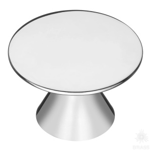 2880-400 Ручка кнопка, глянцевый хром