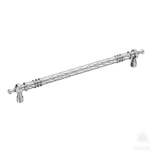 10141-005-25-525 Ручка скоба, глянцевый хром 525 мм