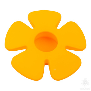 435025ST07 Ручка кнопка детская, цветок жёлтый