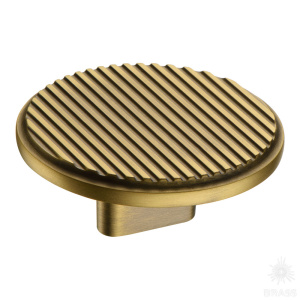 4197 016MP30 Ручка кнопка, состаренная латунь 16 мм