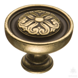 BU 009.35.12 Ручка кнопка, античная бронза