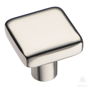 3320 0008 PN Ручка кнопка, глянцевый никель 