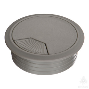 25.20.061-0 Заглушка кабель-канала, материал пластик, цвет серый