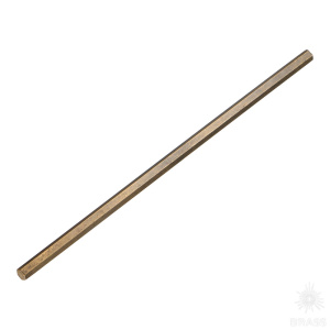 5124-22 Штанга шестигранник 1,2 м, старая бронза