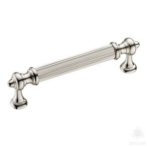 2512-080-96 Ручка рейлинг, глянцевый никель 96 мм