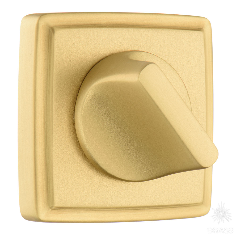9165 MP35 WC ROSETTE Накладка с поворотной кнопкой, матовое золото (комплект 2 шт)
