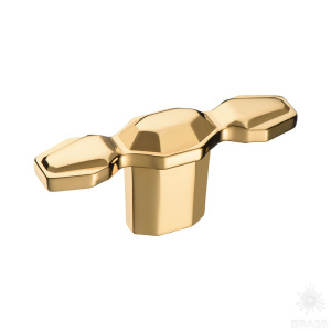 15.379.60.19 Ручка кнопка, глянцевое золото 