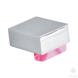 670RSX Ручка кнопка, пластик розовый 