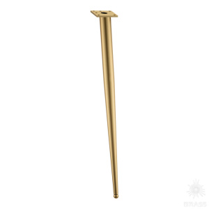 1180 0710 Gold Varak Опора мебельная BONE, матовое золото 710 мм