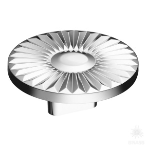 4193 016MP02 Ручка кнопка, глянцевый хром 16 мм