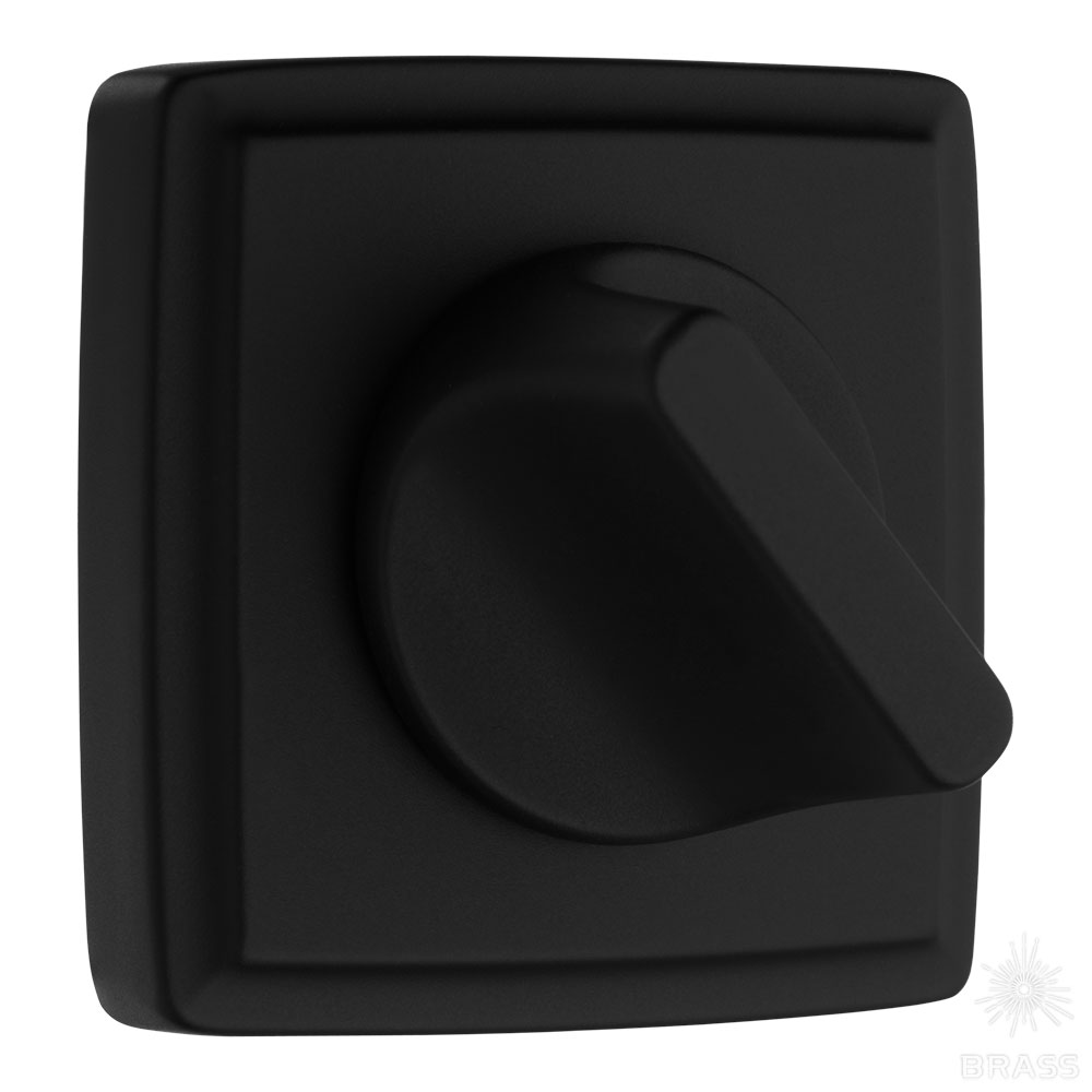 9165 MP24 WC ROSETTE Накладка с поворотной кнопкой, чёрный (комплект 2 шт)