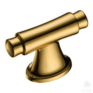 4117 016MP11 Ручка кнопка, глянцевое золото 16 мм