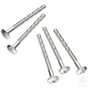 Мультивинт М4х45 мм, цинк с полукруглой головкой, шлиц КОМБИ, с пресс-шайбой (упак 25 шт)