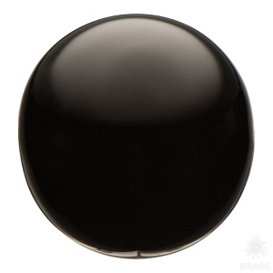 9818 T BLACK Ручка кнопка керамика, чёрный