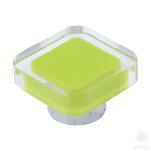 697VE Ручка кнопка, салатовый